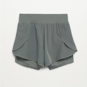 Mango-Technical Sport Shorts-Women's Size: Medium-Color: Khaki-NEW!!